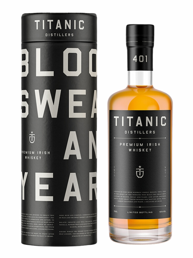 TITANIC DISTILLERS Premium Irish Whiskey