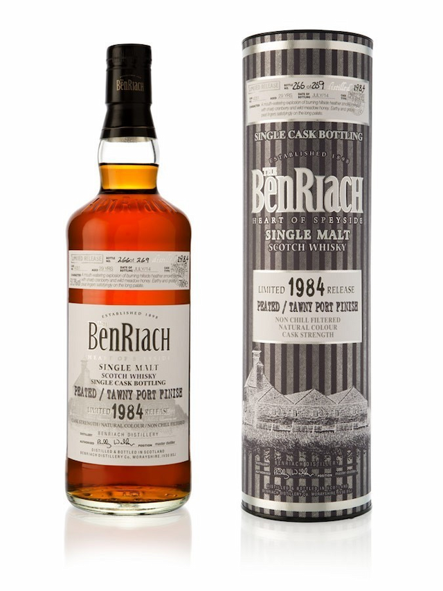 BENRIACH 29 ans 1984 Peated Tawny Port Finish Batch 11