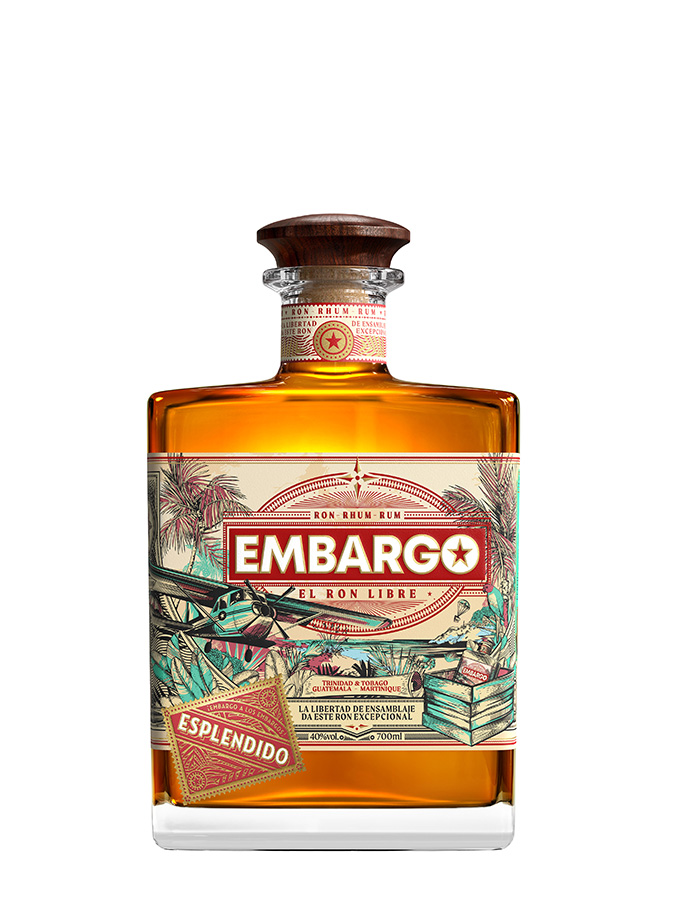 EMBARGO Anejo Esplendido 40% - 0.7 - Caraibes - Maison du Whisky