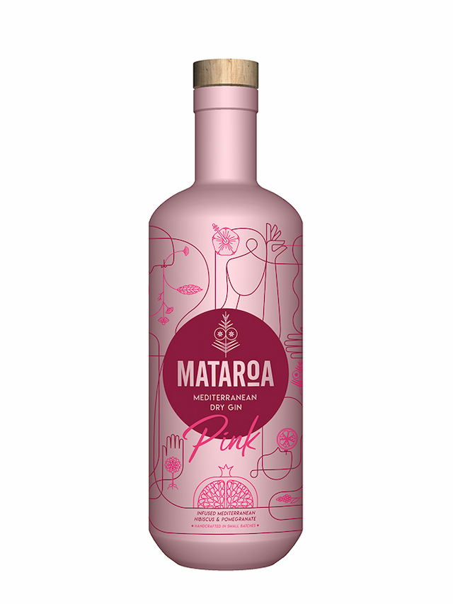 MATAROA Mediterrenean PINK Dry Gin