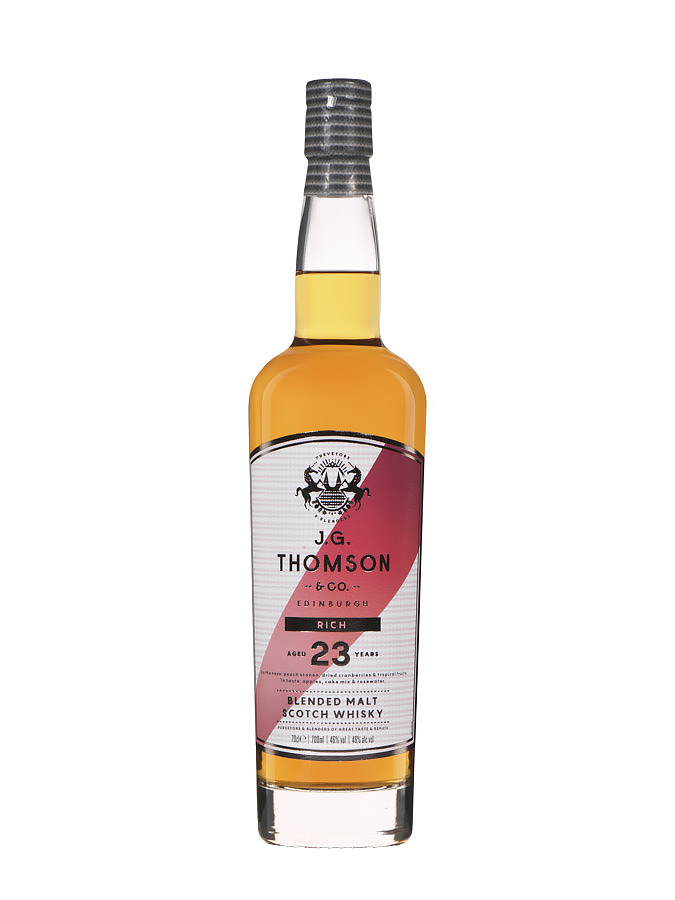 JG THOMSON 23 ans Rich Blended Malt Scotch Whisky JG 46% - 0.7