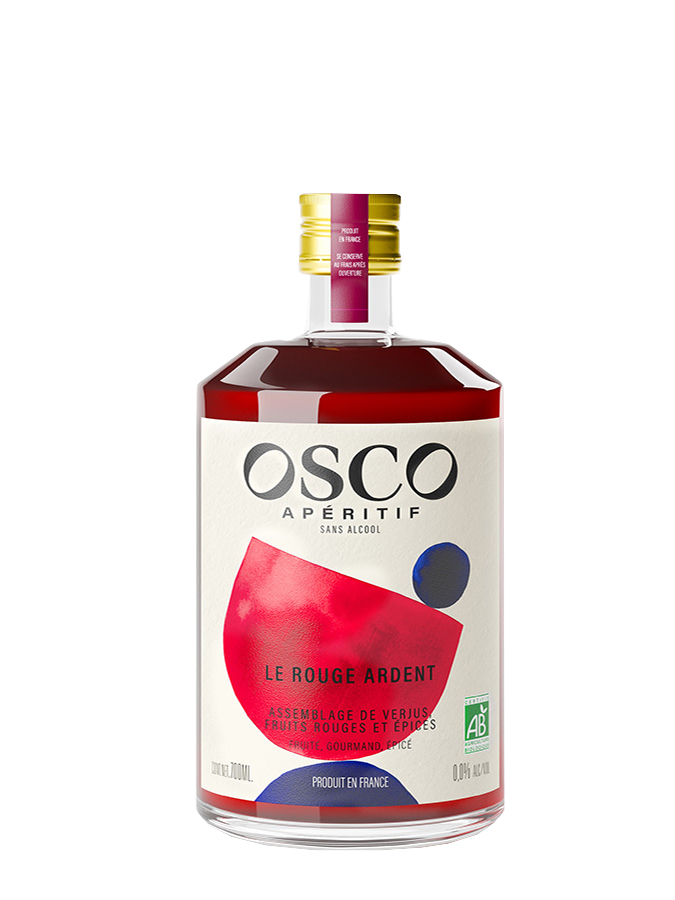 OSCO Le Rouge Ardent BIO sans alcool - 0.7 - France - Maison du Whisky