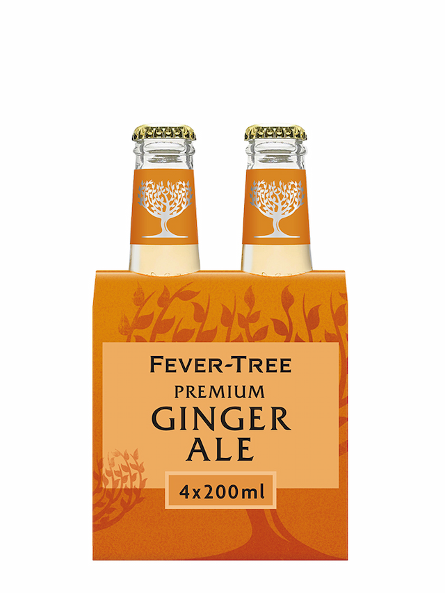 FEVER-TREE Premium Ginger Ale Pack 4x200ML Etiquette FR