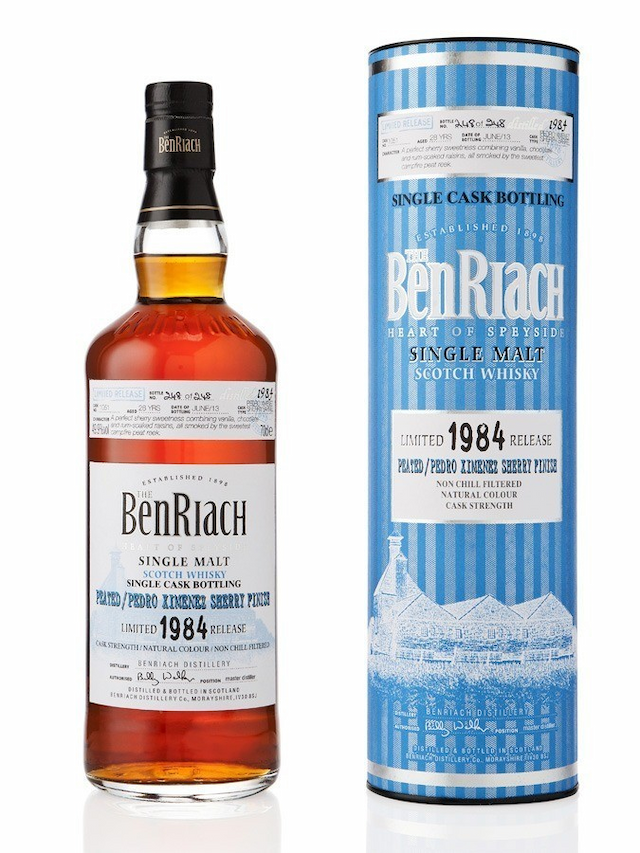 BENRIACH 28 ans 1984 Peated PX Finish Batch 10